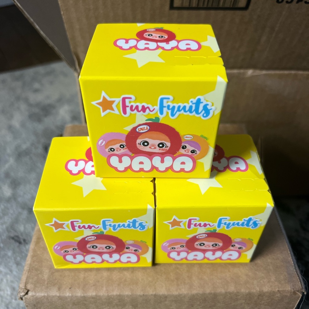 Yaya Fruit Bundle of 3 Unopened Sealed Blind Boxes